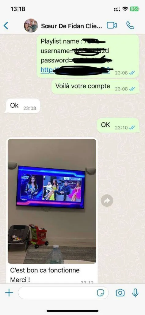 Orexetv WhatsApp Chat Screenshot 5 Star Service Feedback
